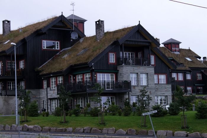Sod roofs, Norway