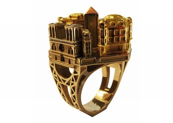 Noble ring by Philippe Tournaire