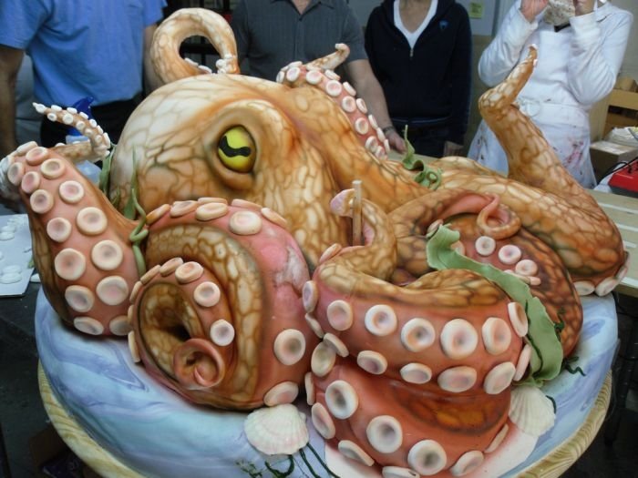 octopus cake