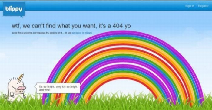 HTTP 404 error page