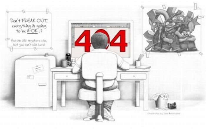 HTTP 404 error page