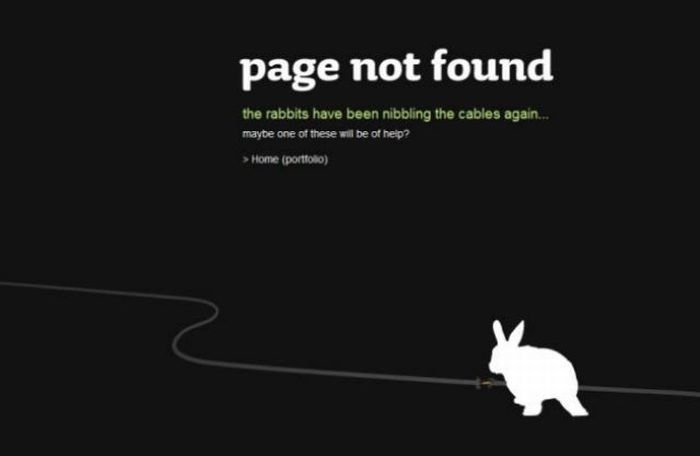 HTTP 404 error page