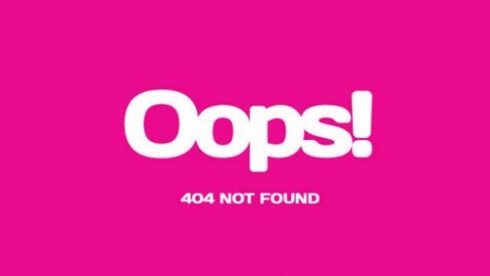 HTTP 404 error page