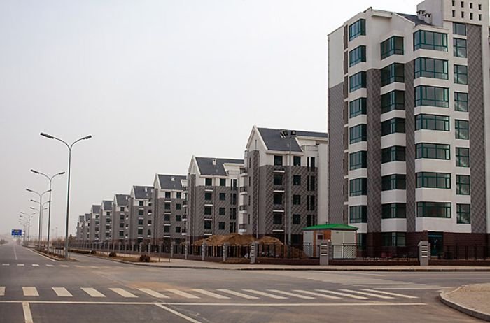 Modern ghost town, Ordos, China