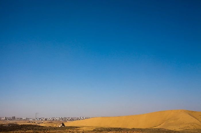 Modern ghost town, Ordos, China