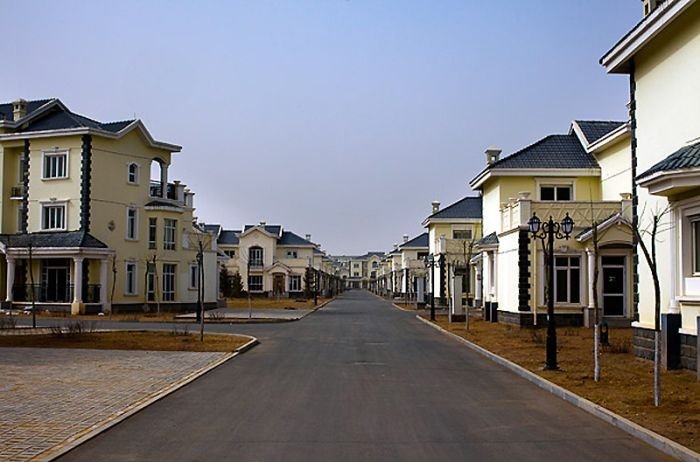 Modern ghost town, Ordos, China