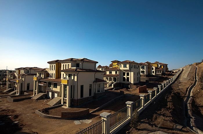 Modern ghost town, Ordos, China