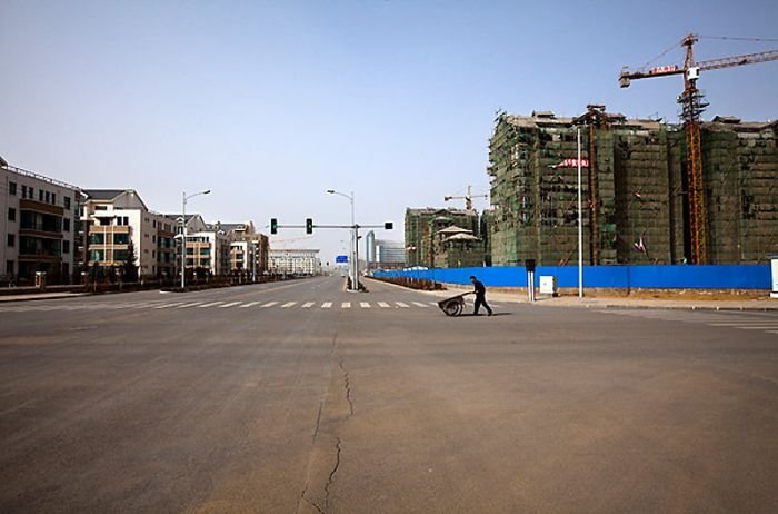 Modern ghost town, Ordos, China