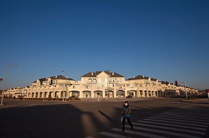 Modern ghost town, Ordos, China