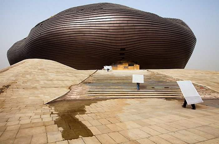 Modern ghost town, Ordos, China