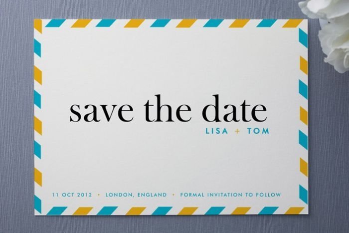 save-the-date wedding card