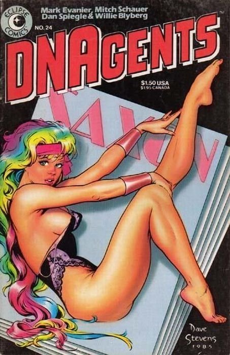 sexy comic book cover design