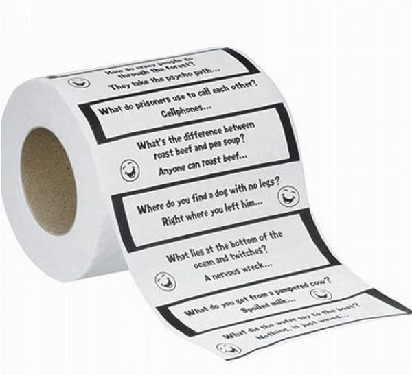 creative roll of a toilet paper