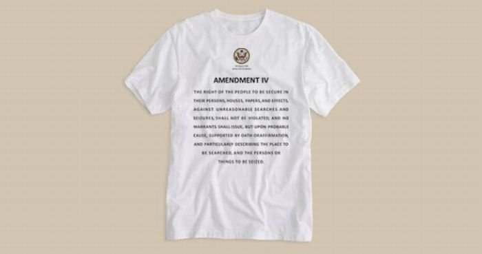 4th amendment underclothes