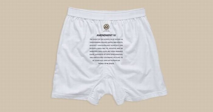 4th amendment underclothes