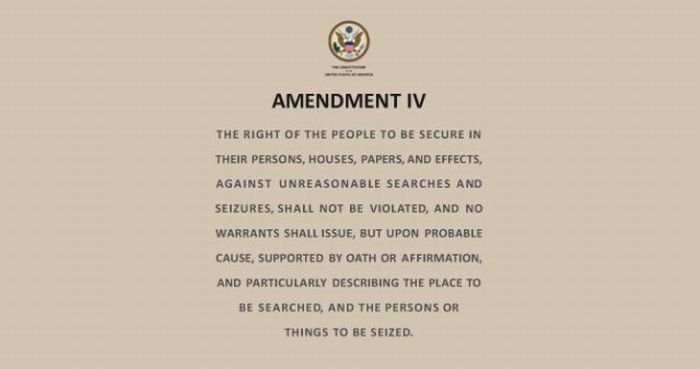 4th amendment underclothes