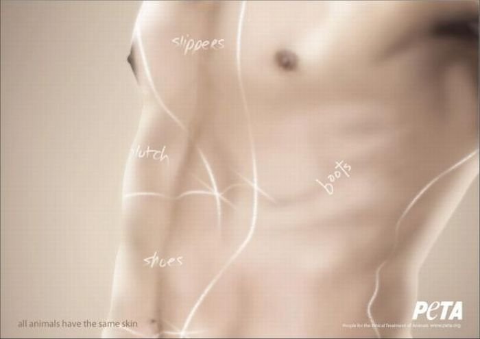 PETA animal protection campaign
