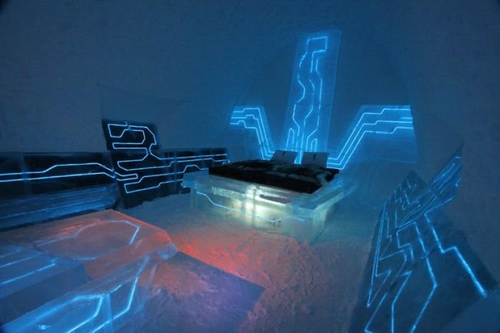 tron legacy ice hotel