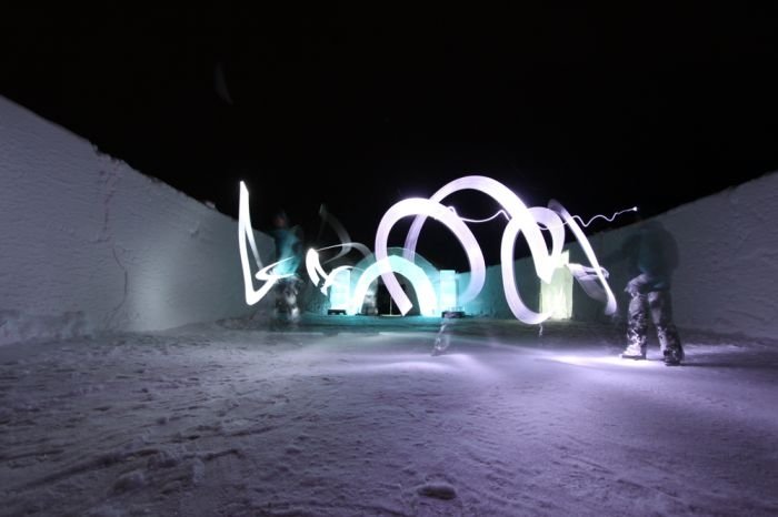 tron legacy ice hotel