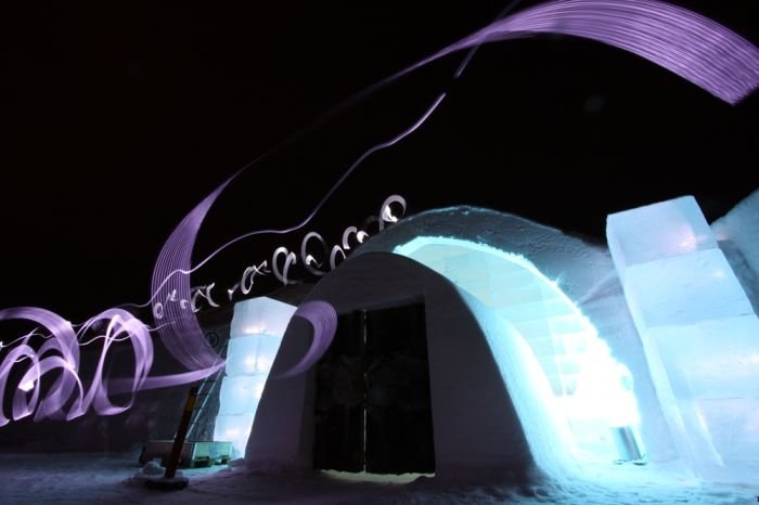 tron legacy ice hotel