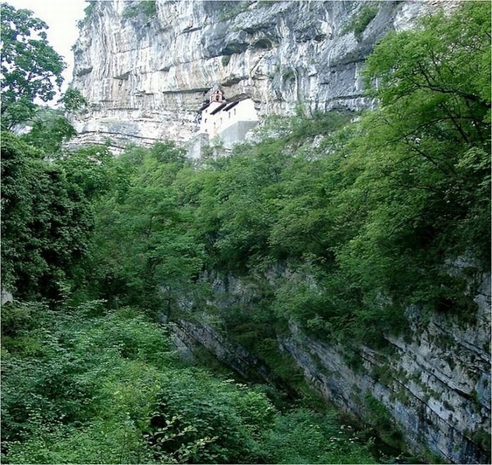 The Hermitage of San Colombano, Italy