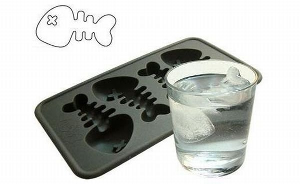 creative ice cubes in a tray