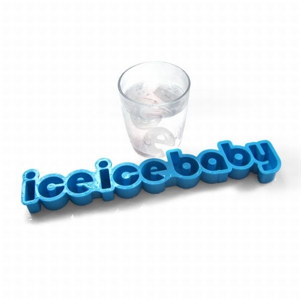 creative ice cubes in a tray