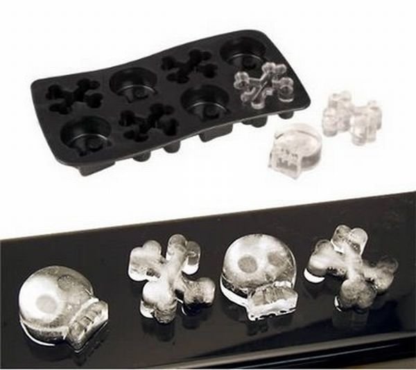 creative ice cubes in a tray
