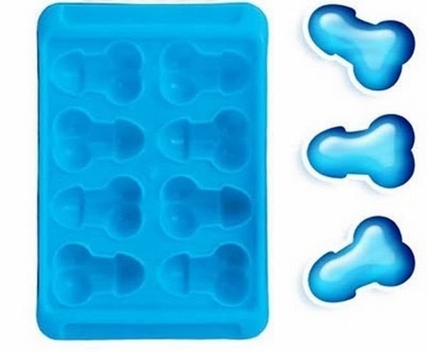 creative ice cubes in a tray