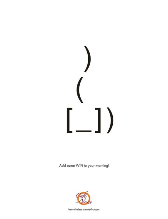 minimalist design print advertisement