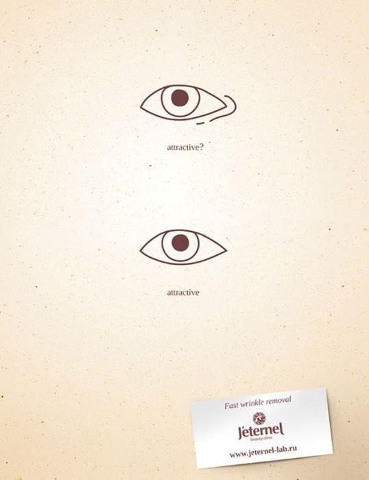 minimalist design print advertisement