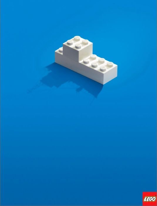 minimalist design print advertisement