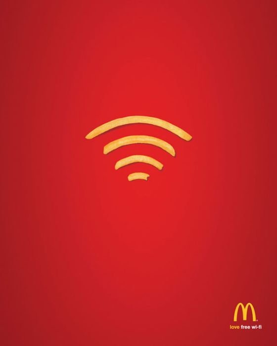 minimalist design print advertisement