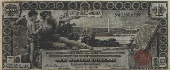 Rare US dollar bill