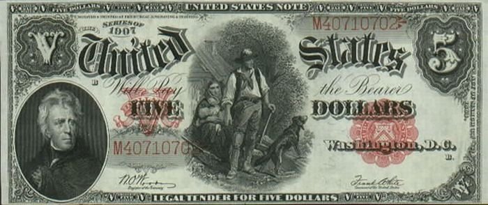 Rare US dollar bill