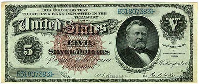 Rare US dollar bill