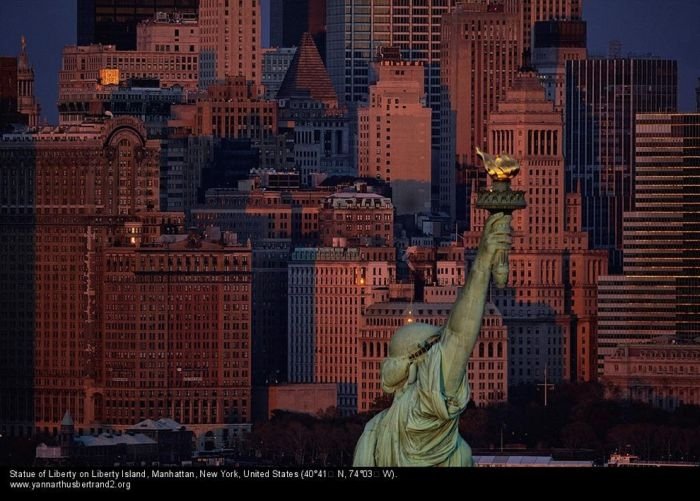 New York City from the air by Yann Arthus-Bertrand