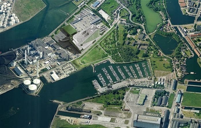 Waste-to-energy power plant facility, Copenhagen, Denmark
