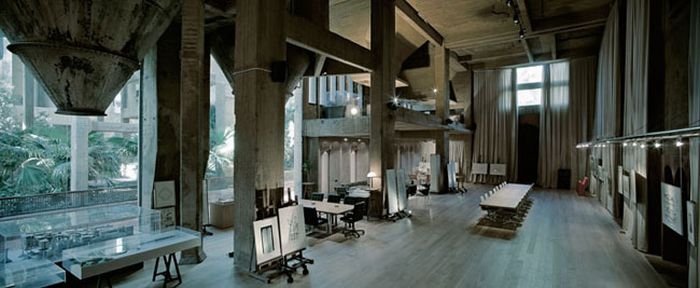House from the old cement plant, Barcelona, Spain by Ricardo Bofill