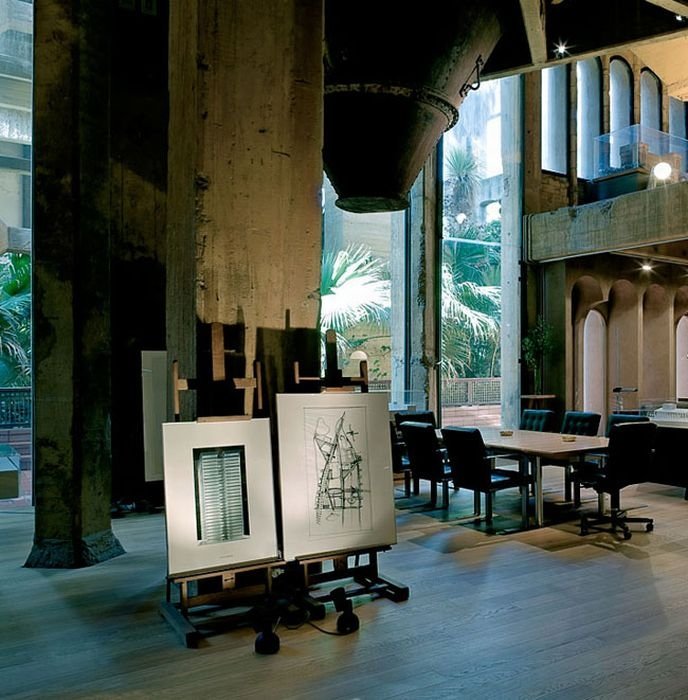 House from the old cement plant, Barcelona, Spain by Ricardo Bofill