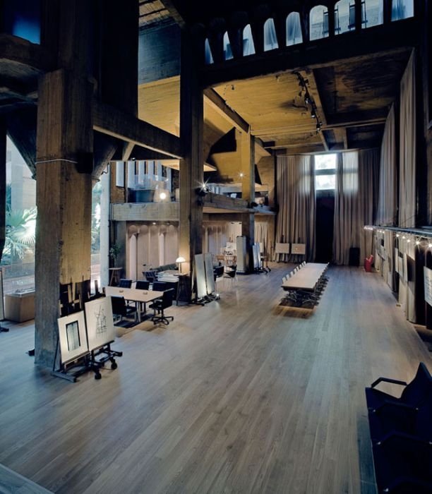 House from the old cement plant, Barcelona, Spain by Ricardo Bofill