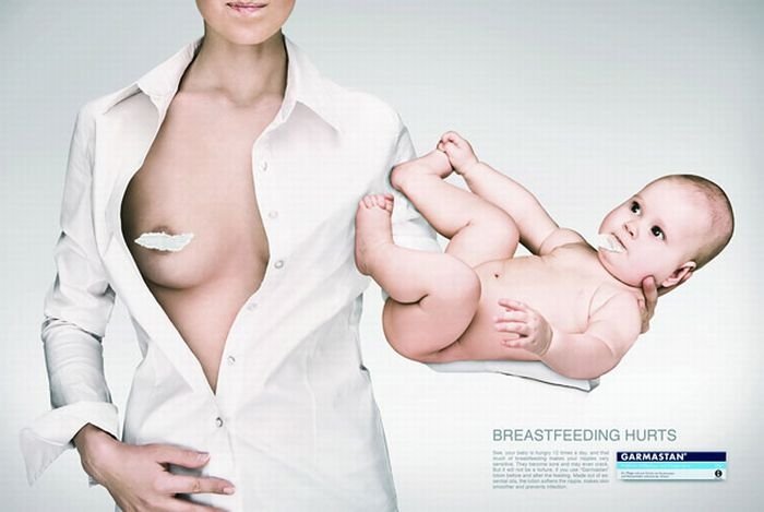 creative double page magazine ads