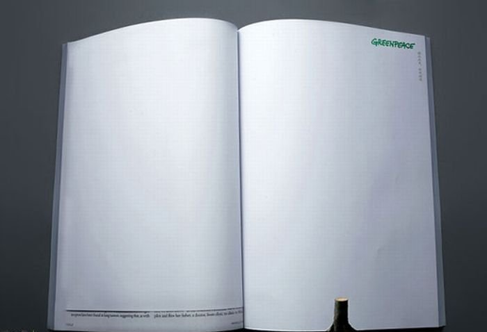 creative double page magazine ads