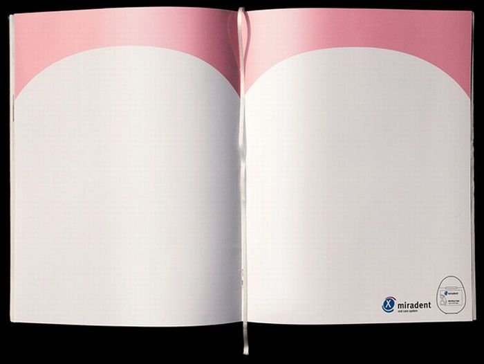 creative double page magazine ads