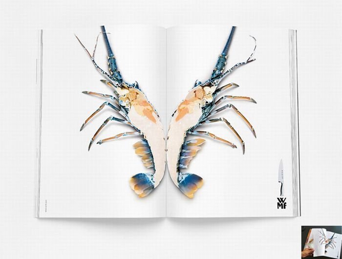 creative double page magazine ads