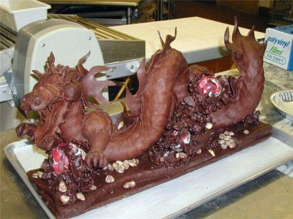 chocolate food art