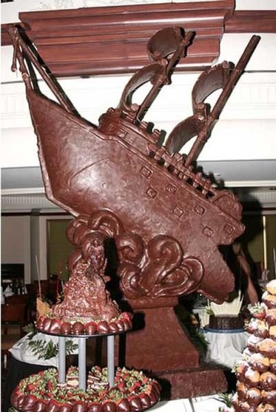 chocolate food art