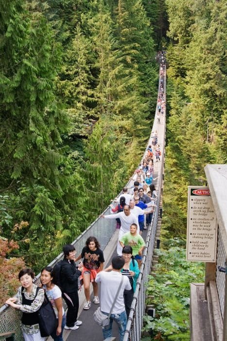 Capilano Suspension Bridge, British Columbia, Canada