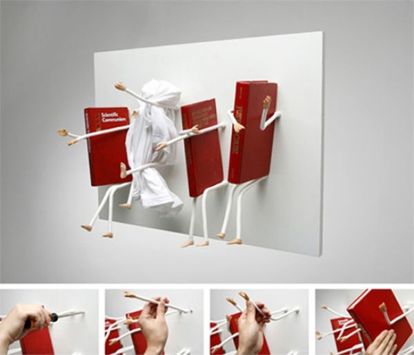 creative bookshelf