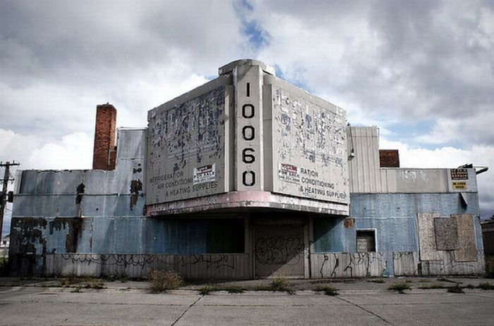 Abandoned theater, United States